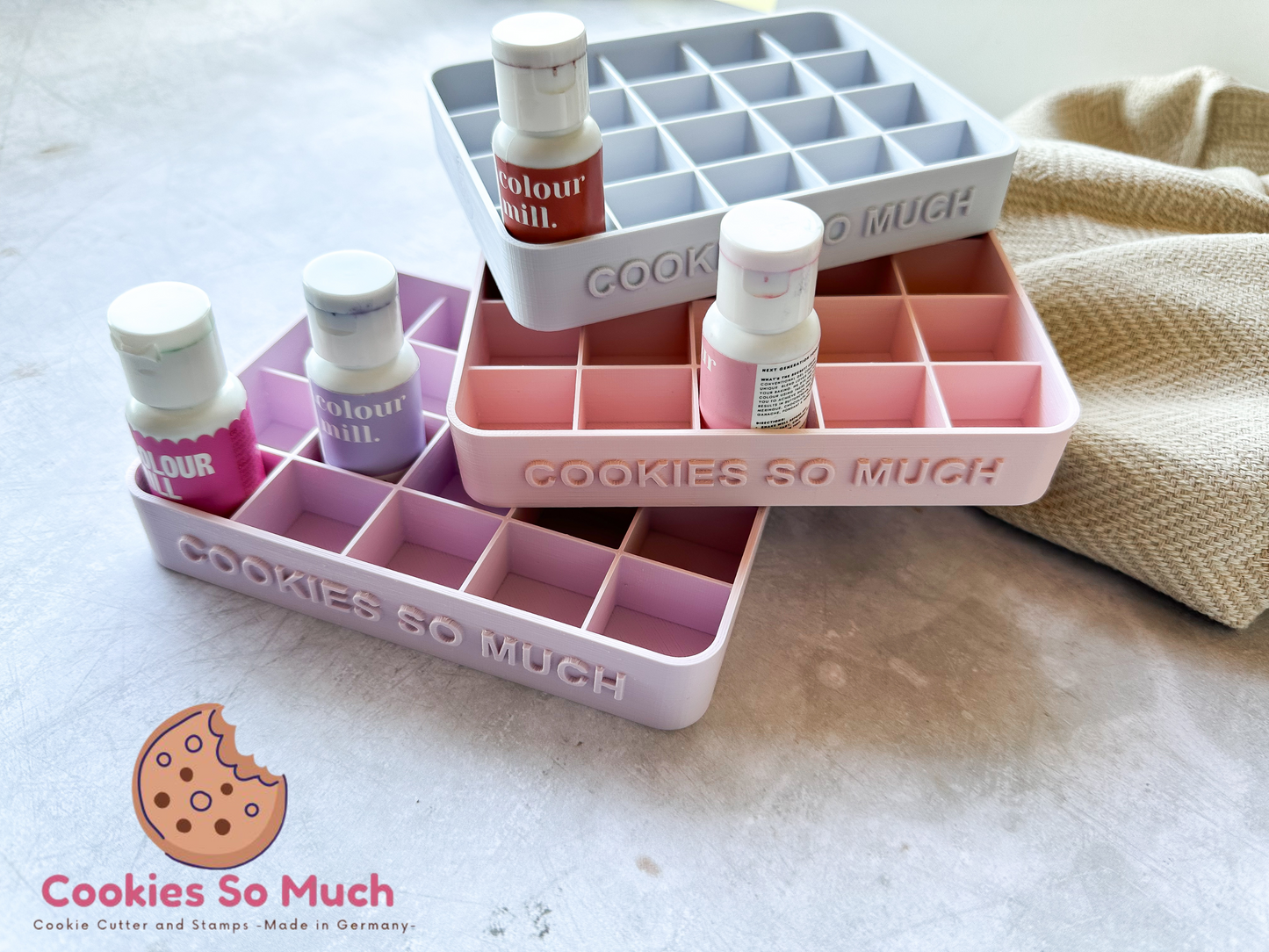 Color Food Tray 20x Organizer