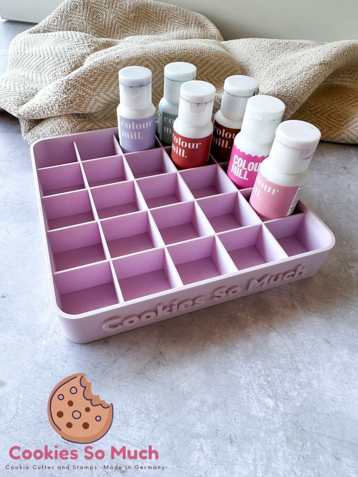 Color Food Tray 25x Organizer