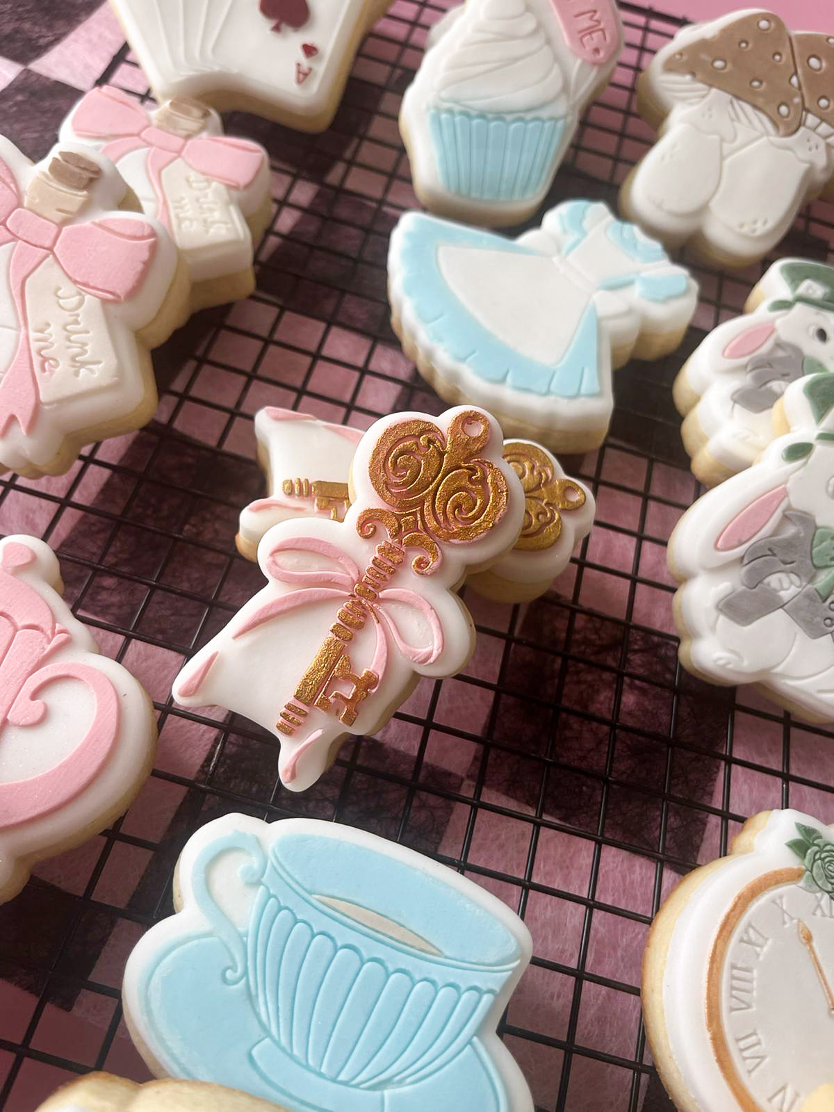 Schlüssel mit Schleife Acryl Debosser + Ausstecher