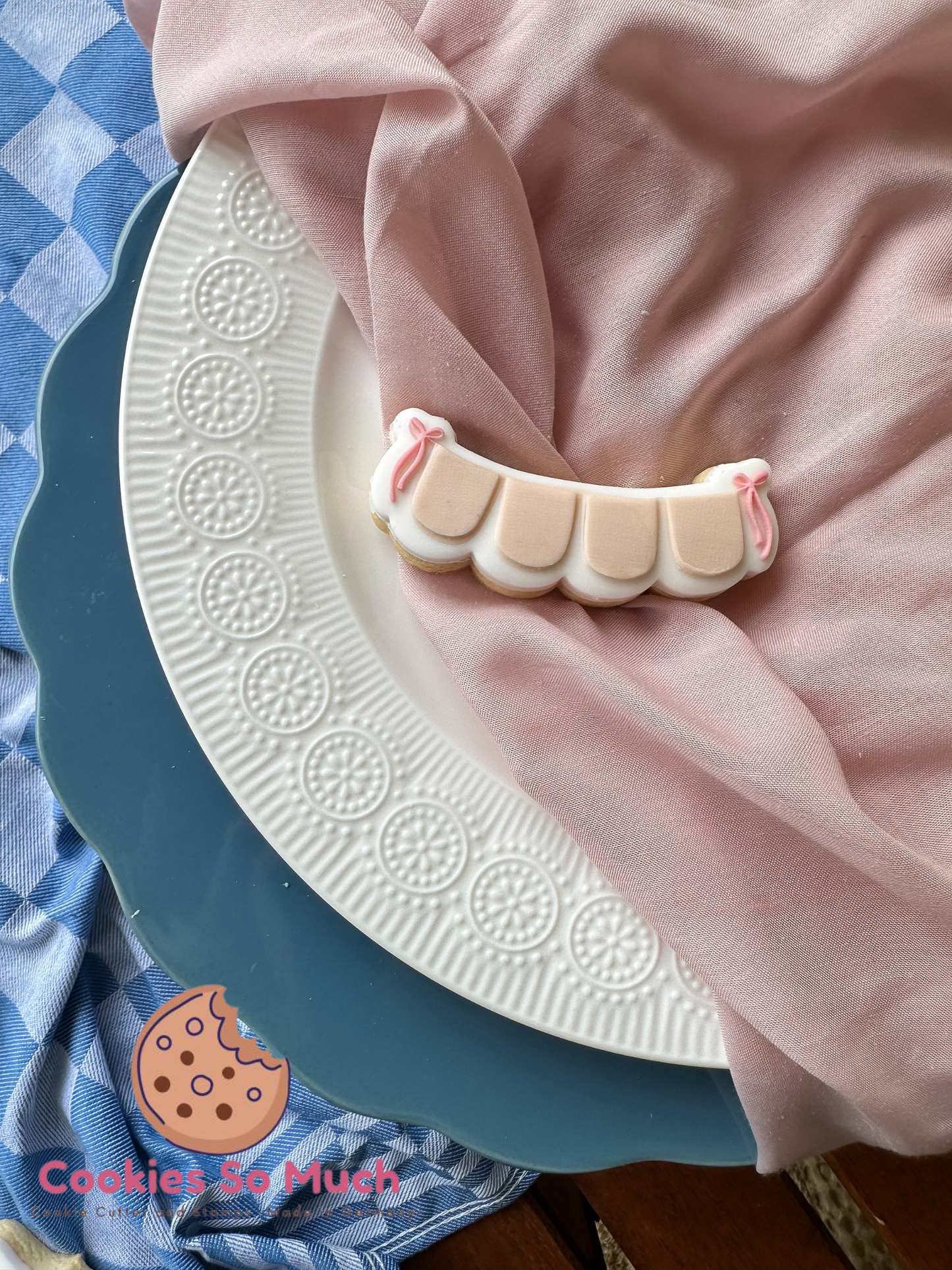 4er Wimpelkette acryl debosser und ausstecher