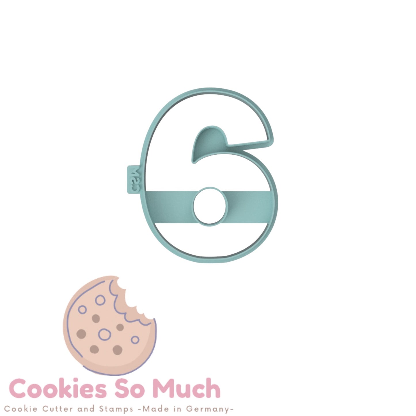Zahl 6/9 Ausstecher