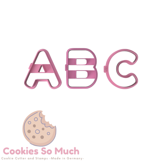 Abgerundeter Buchstaben Ausstecher