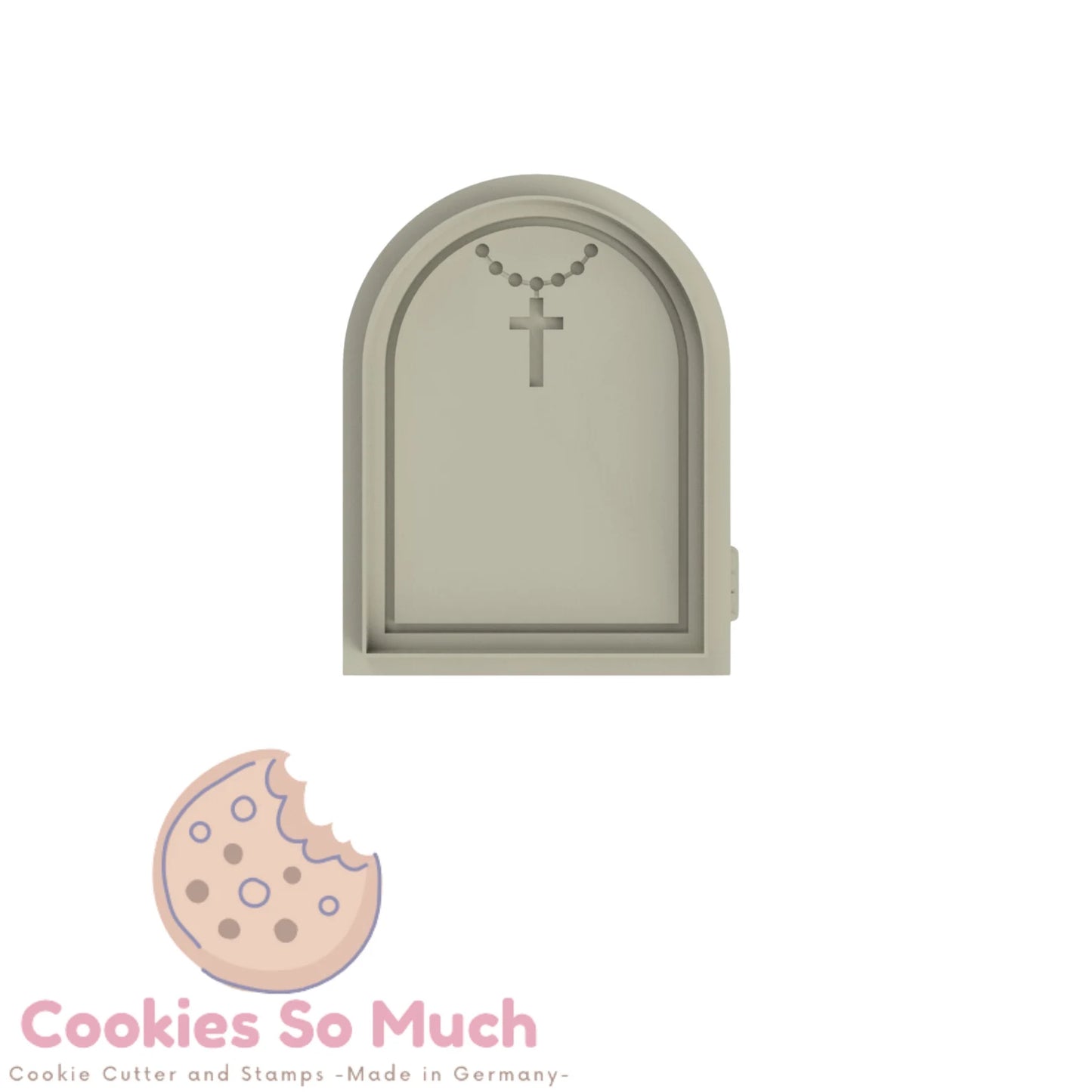 Bogen mit hängender Kreuz debosser und ausstecher