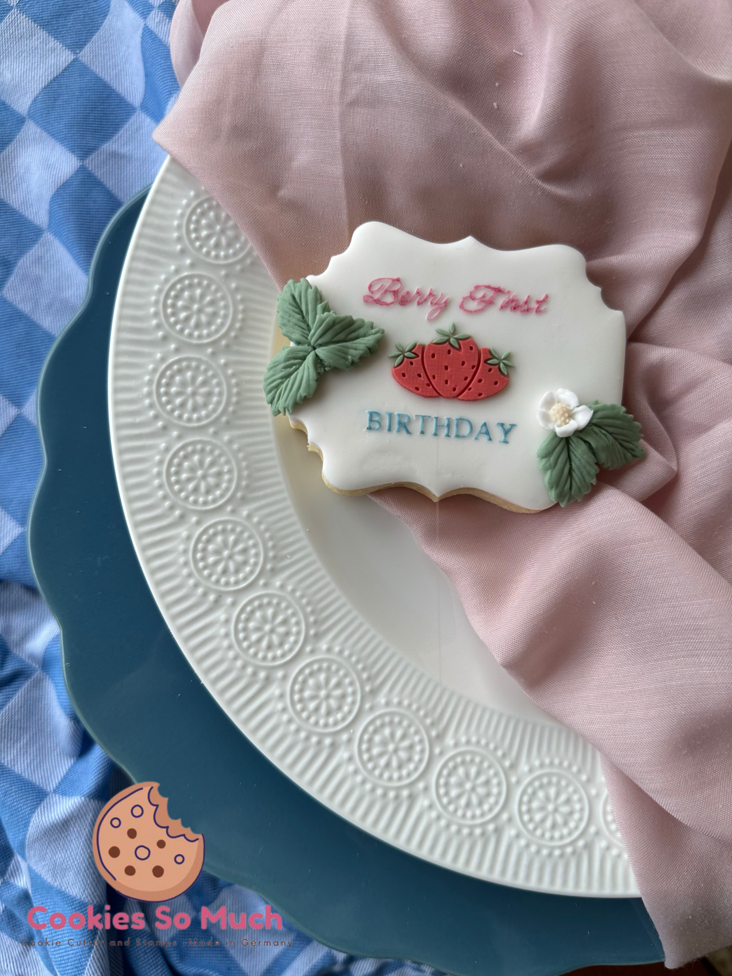 Berry First Birthday acryl debosser und ausstecher