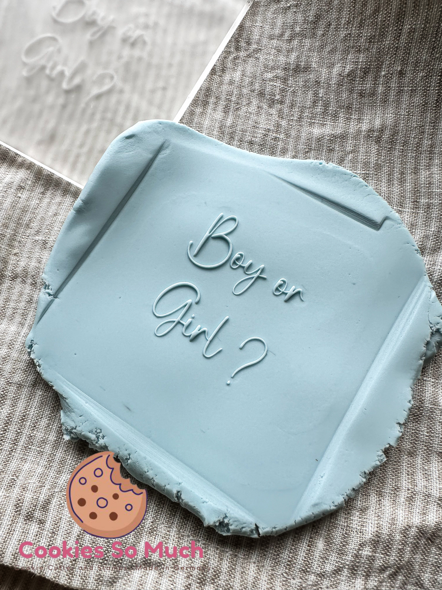 Boy or Girl acryl debosser