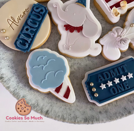 Zuckerwatte debosser und ausstecher