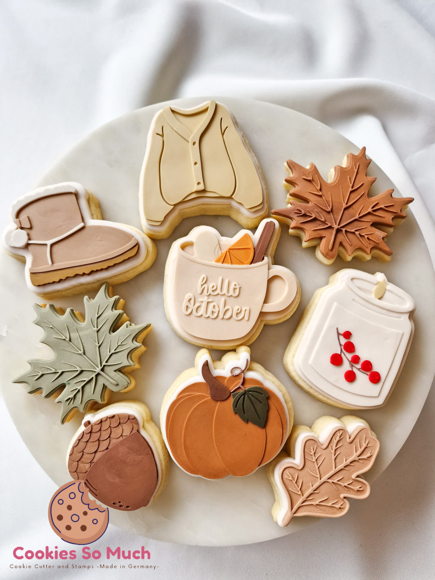 Ahorn blatt debosser und ausstecher