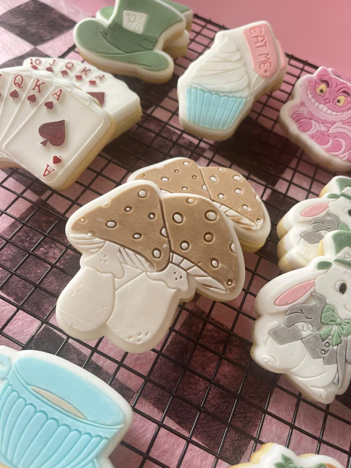 Waldpilze debosser und ausstecher