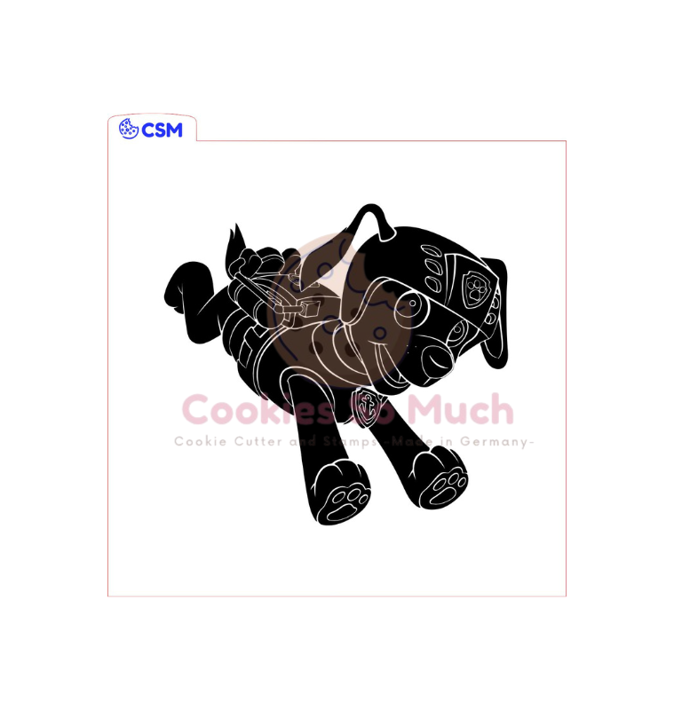 Paw Patrol acryl debosser + ausstecher