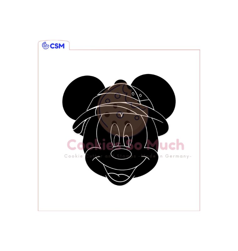 Mickey acryl debosser + ausstecher