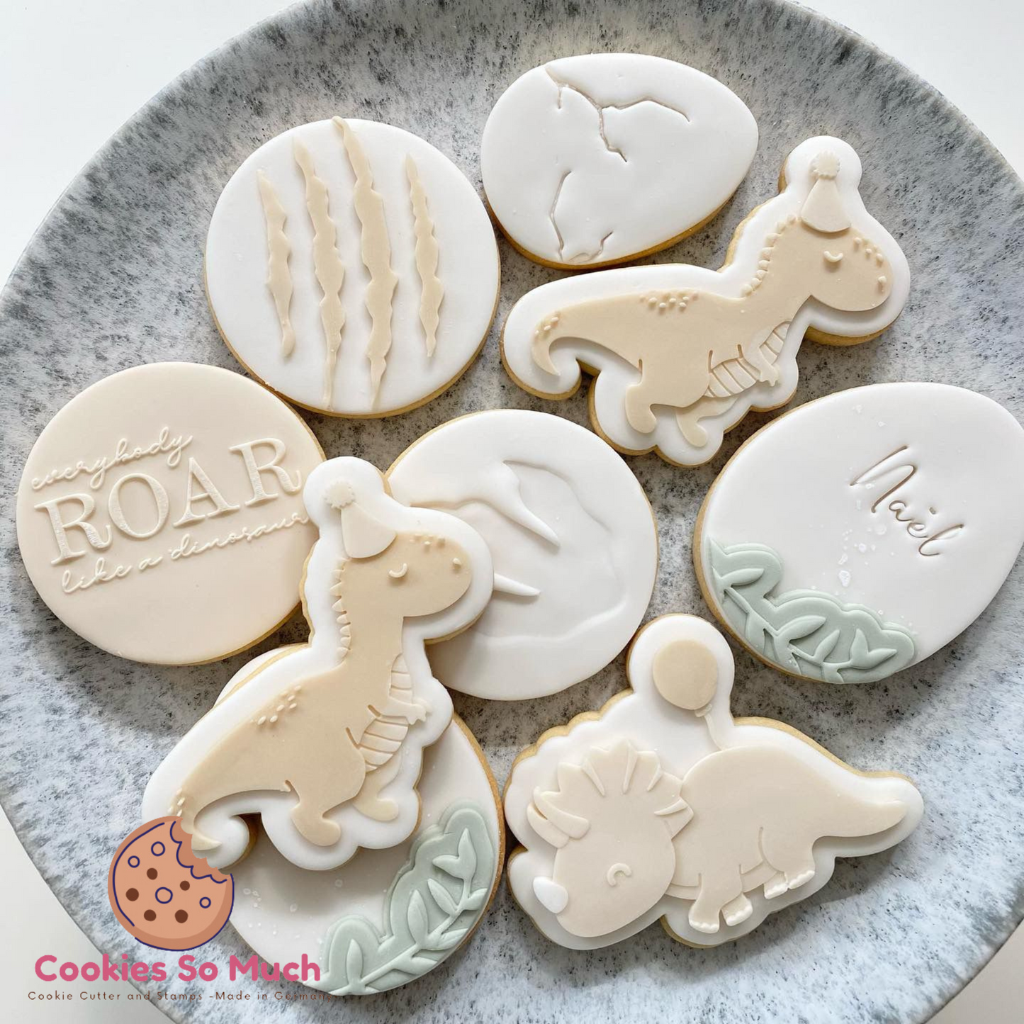 Party Dino Model 2 debosser und ausstecher