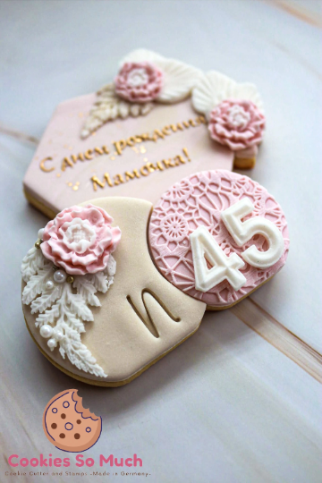 double half circle Ausstecher