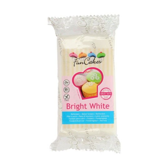 Funcakes Rollfondant Bright White - 250g