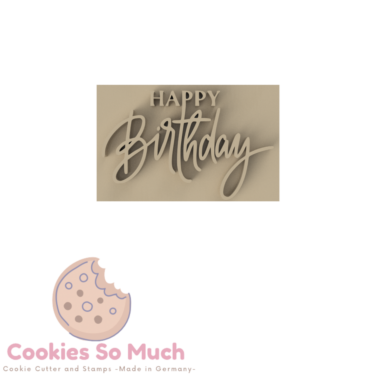 Happy Birthday Model 4 Stempel