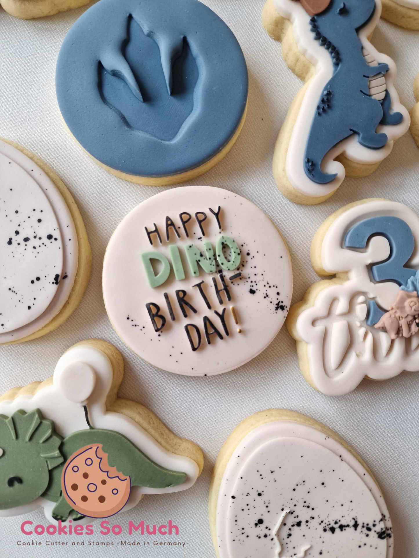 Happy Dino Birth- Day debosser