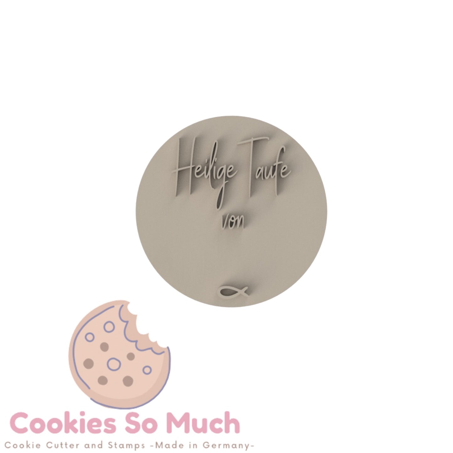 Heilige Taufe von (fisch) Stempel