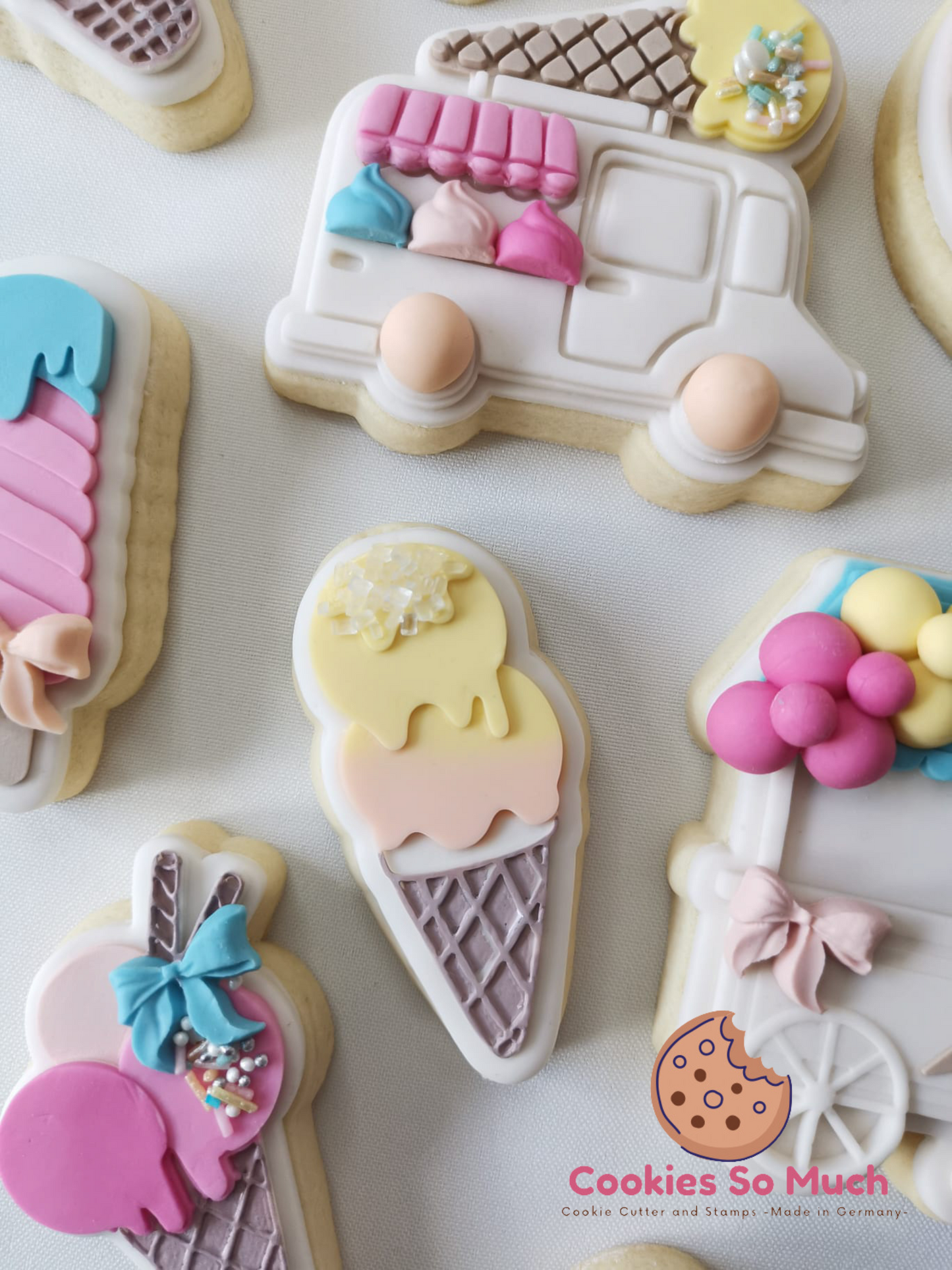 Eiscreme Model 1 debosser und ausstecher