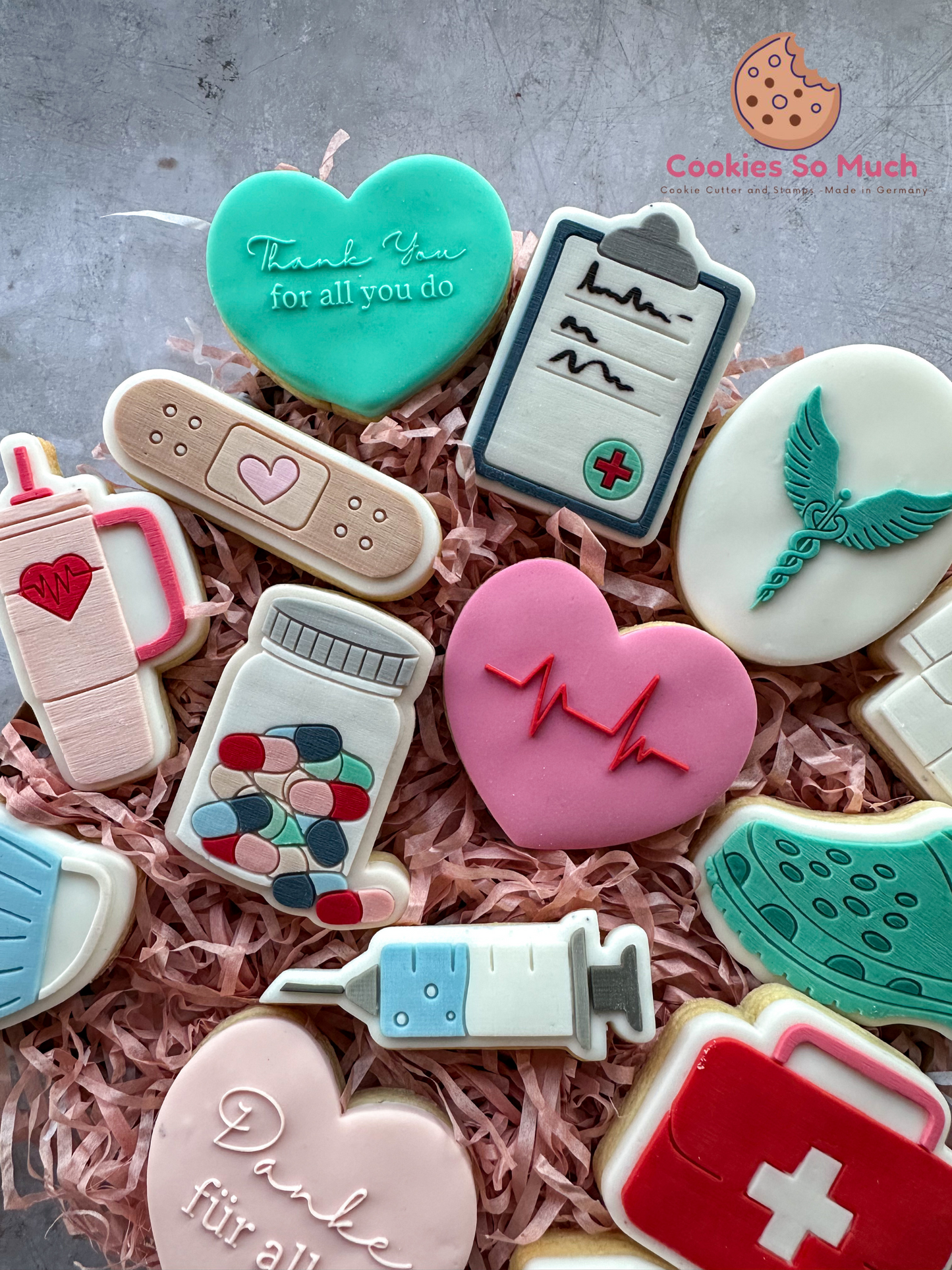 Krankenschwester Kittel Model 2 acryl Debosser + Ausstecher