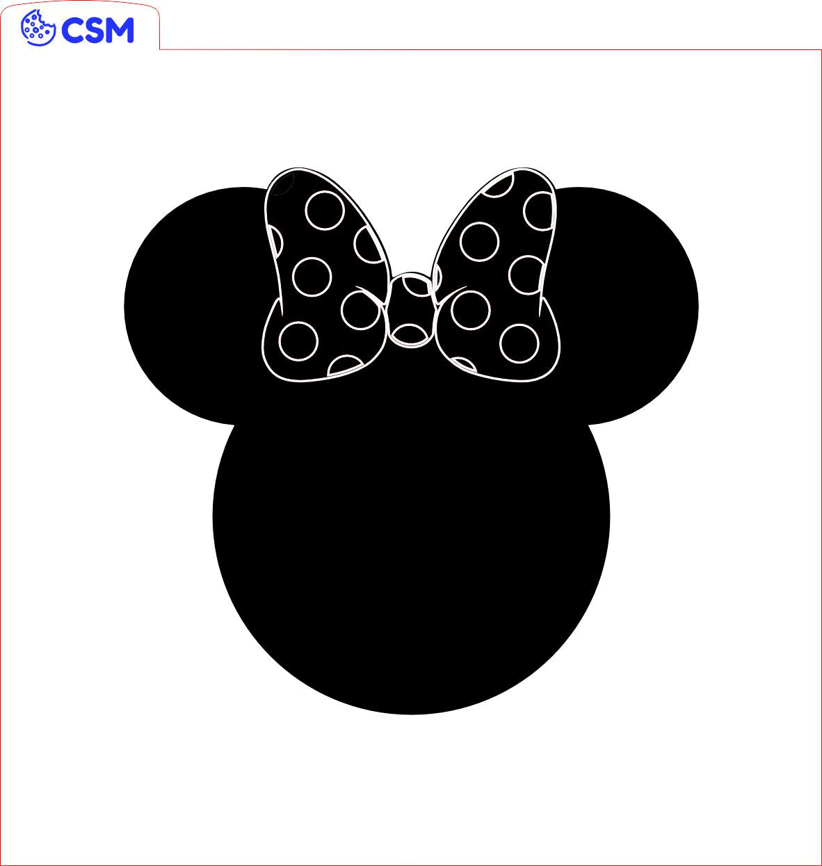 Minnie & co acryl debosser + ausstecher
