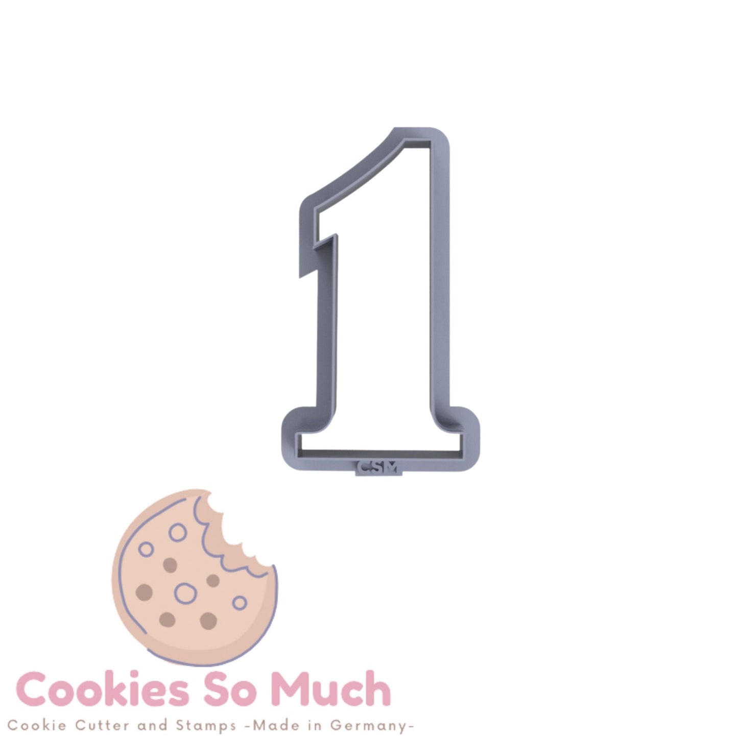 Zahl 1 Model 1 Ausstecher