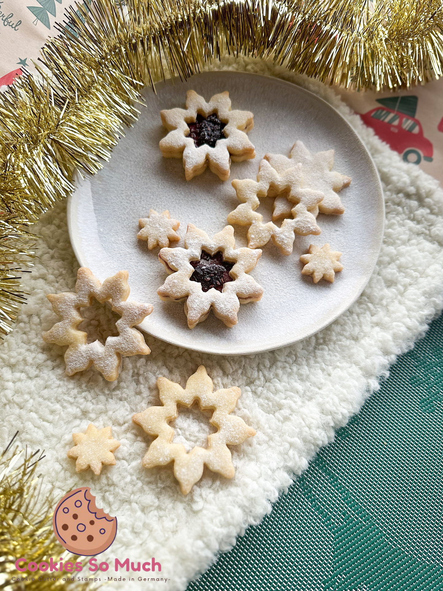 Schneeflocken Ausstecher Set 2-teilig