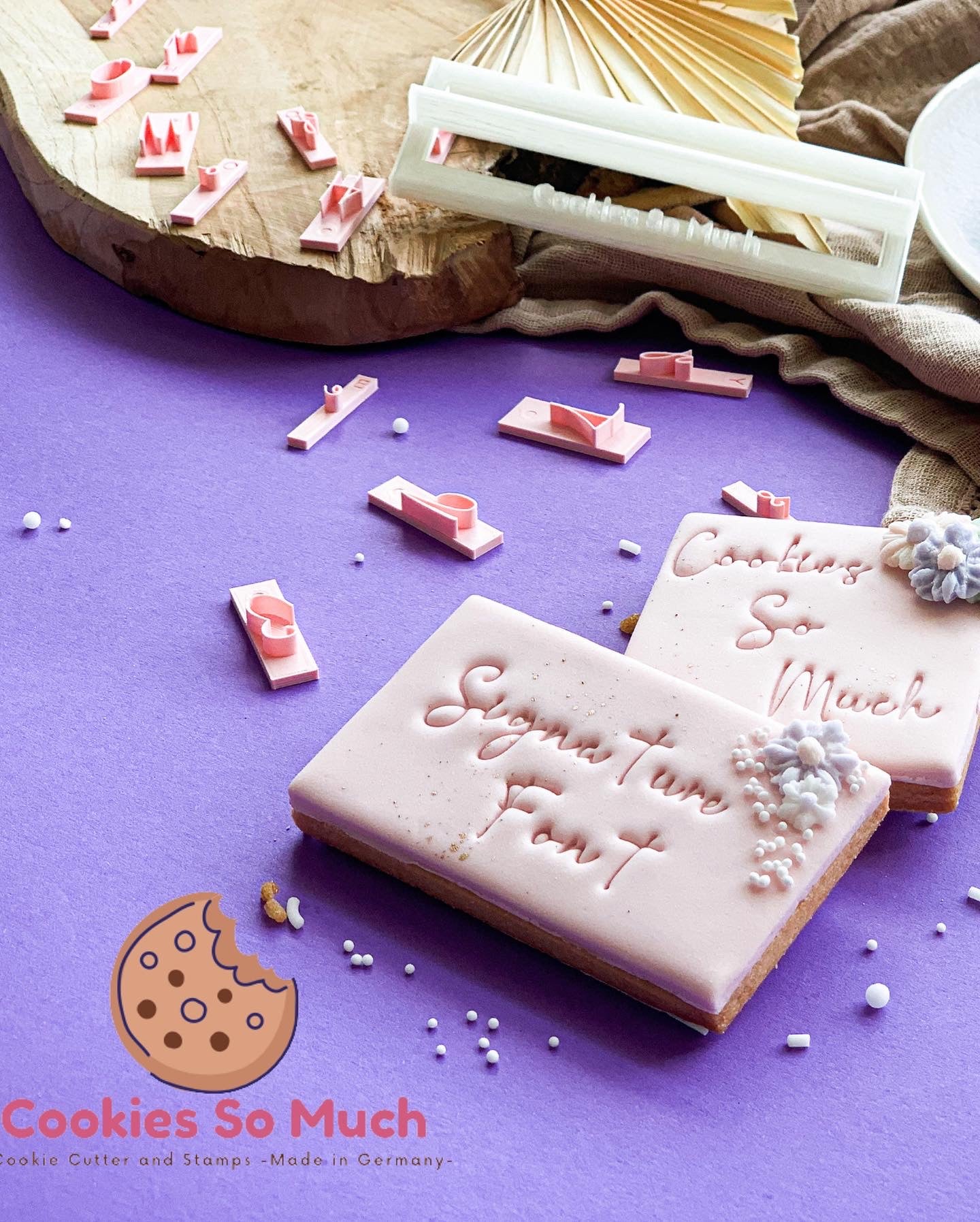 Signature Schriftart Set