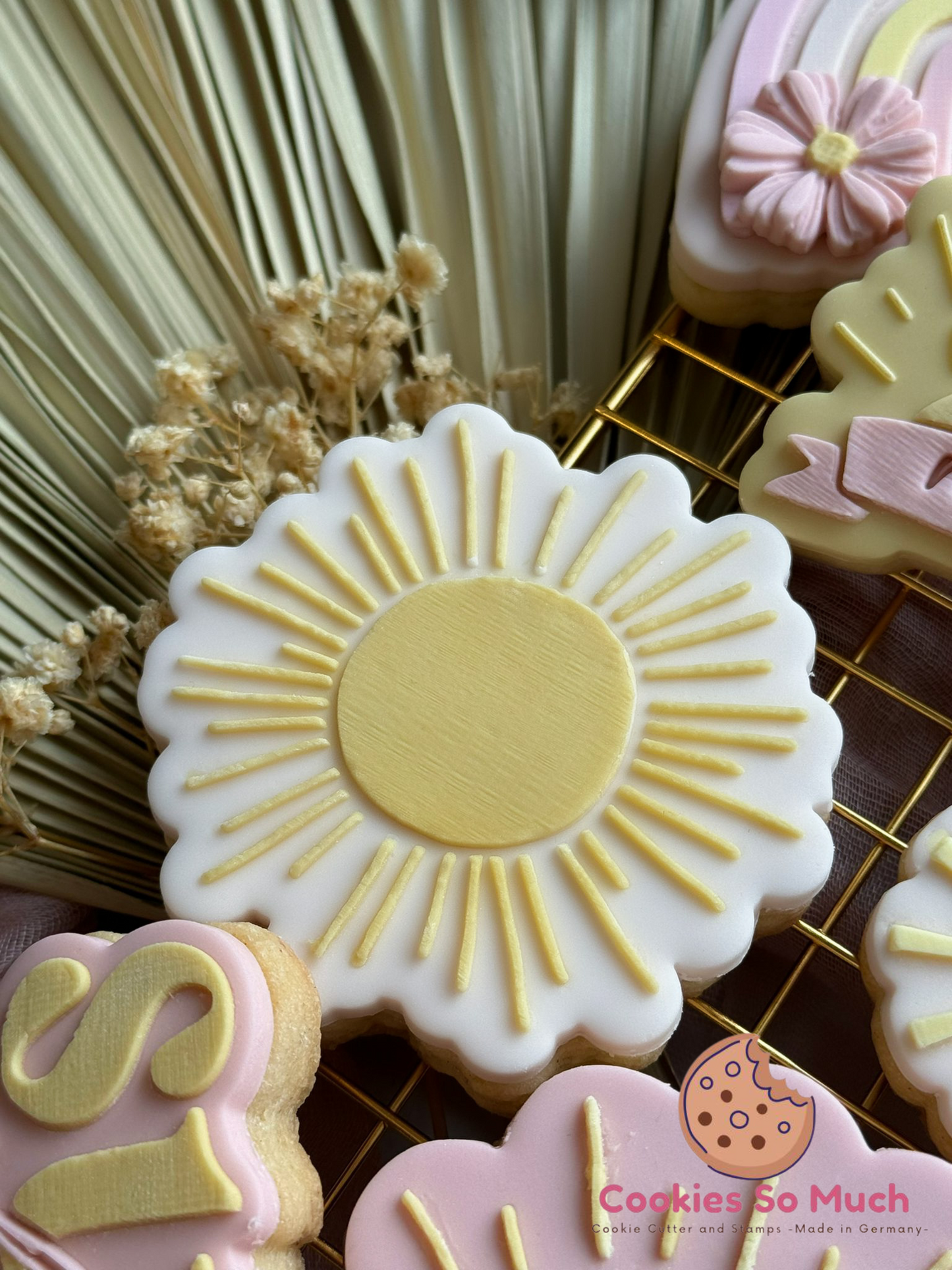 Sonne acryl debosser und ausstecher