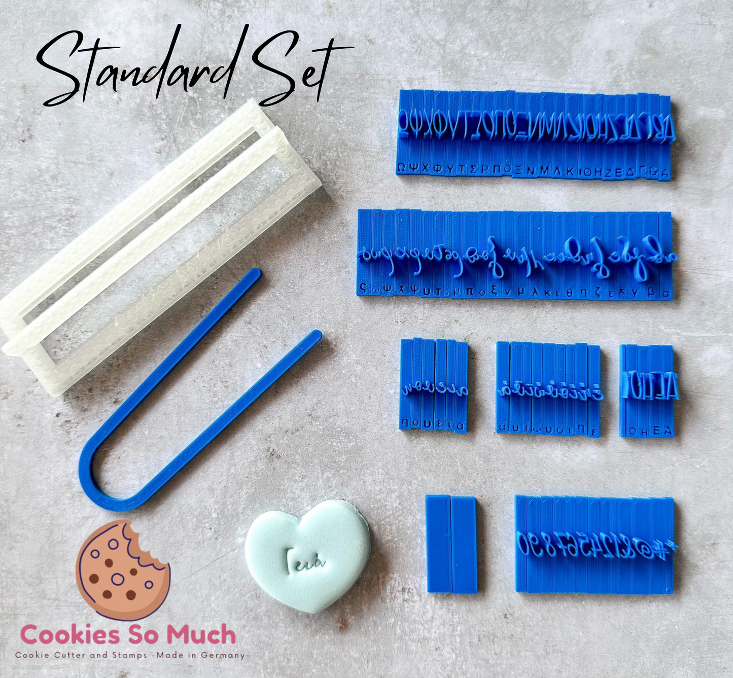 Greek Schriftart Set