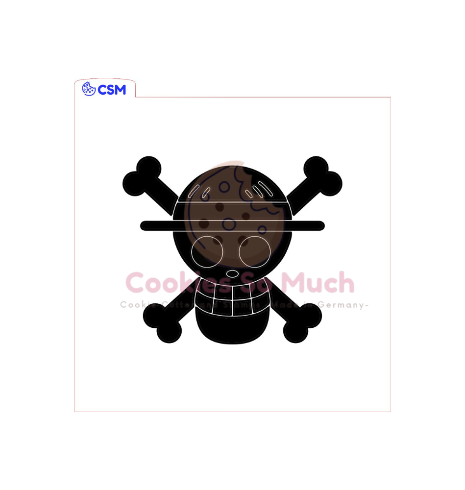 One Piece acryl debosser + ausstecher