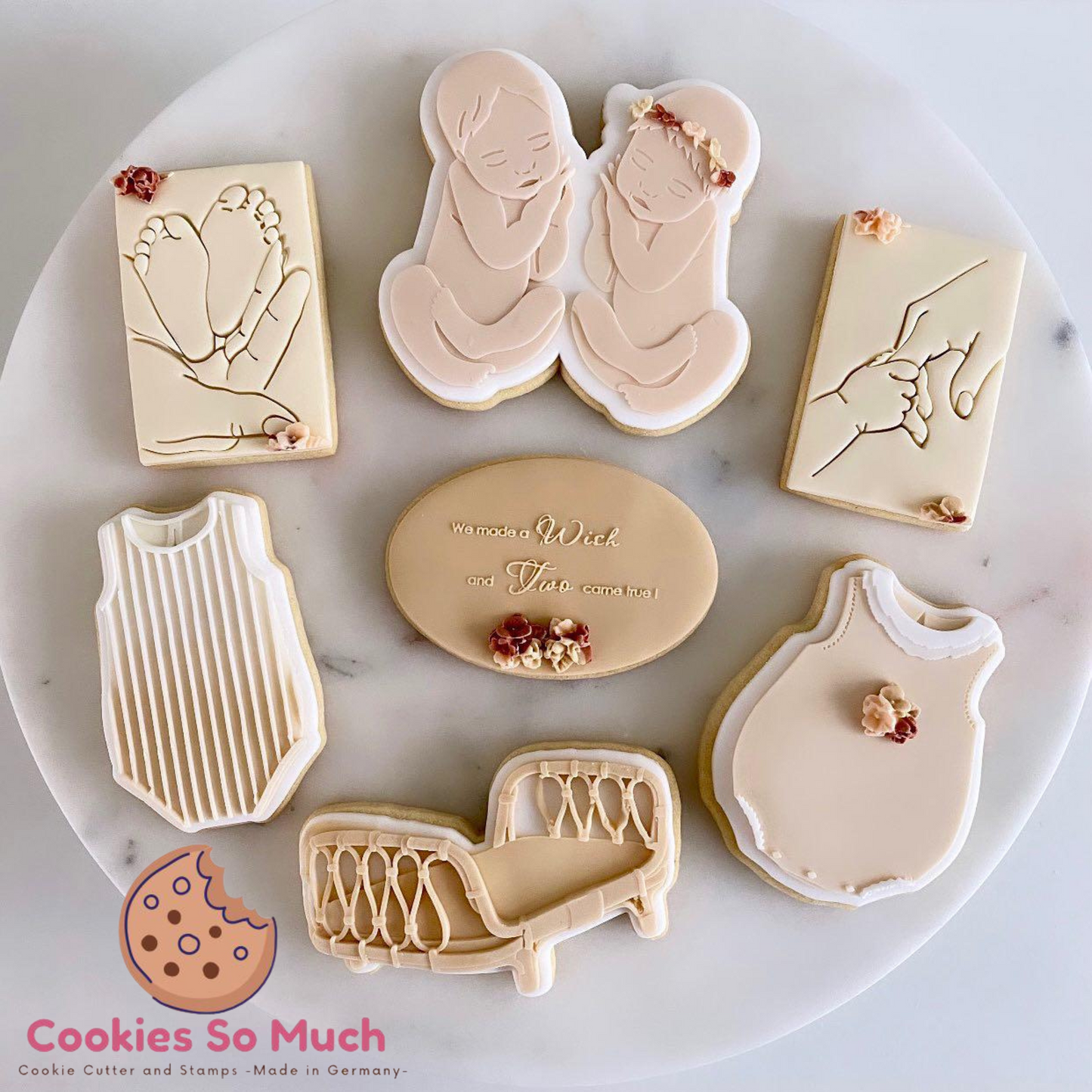 Baby girl body Model 1 debosser und ausstecher