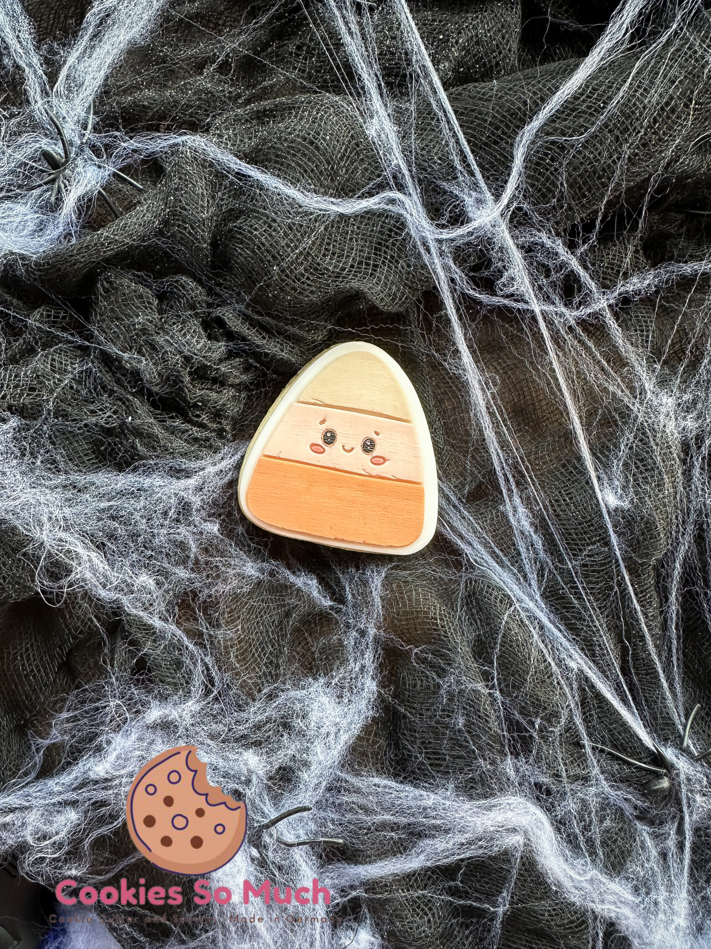 Zuckermais "Candy Corn" acryl debosser und ausstecher