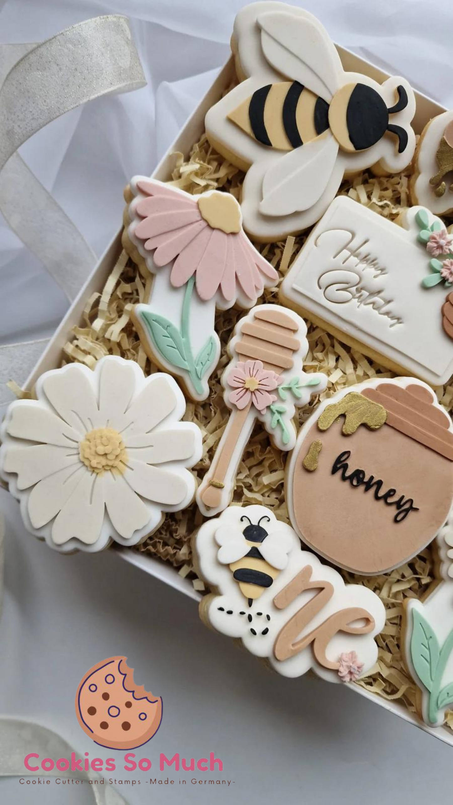 Kamille debosser und ausstecher