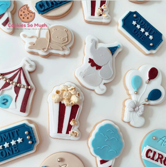 Zirkus Löwe debosser und ausstecher