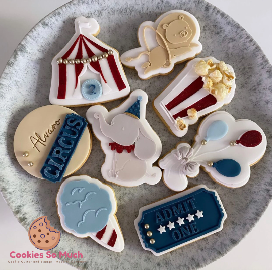 Zirkus Löwe debosser und ausstecher