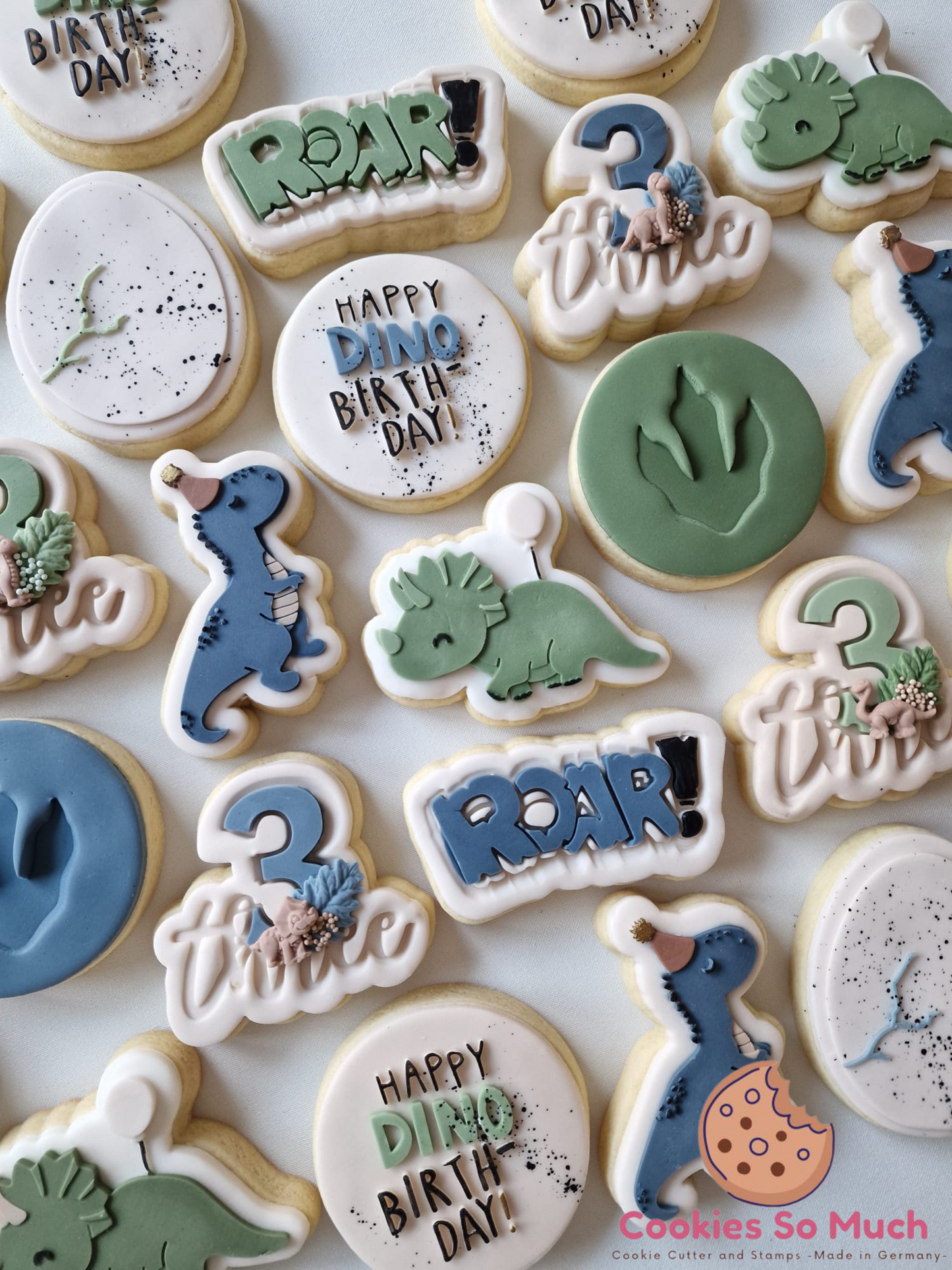 Dinosaurier Ei stempel, debosser und Ausstecher