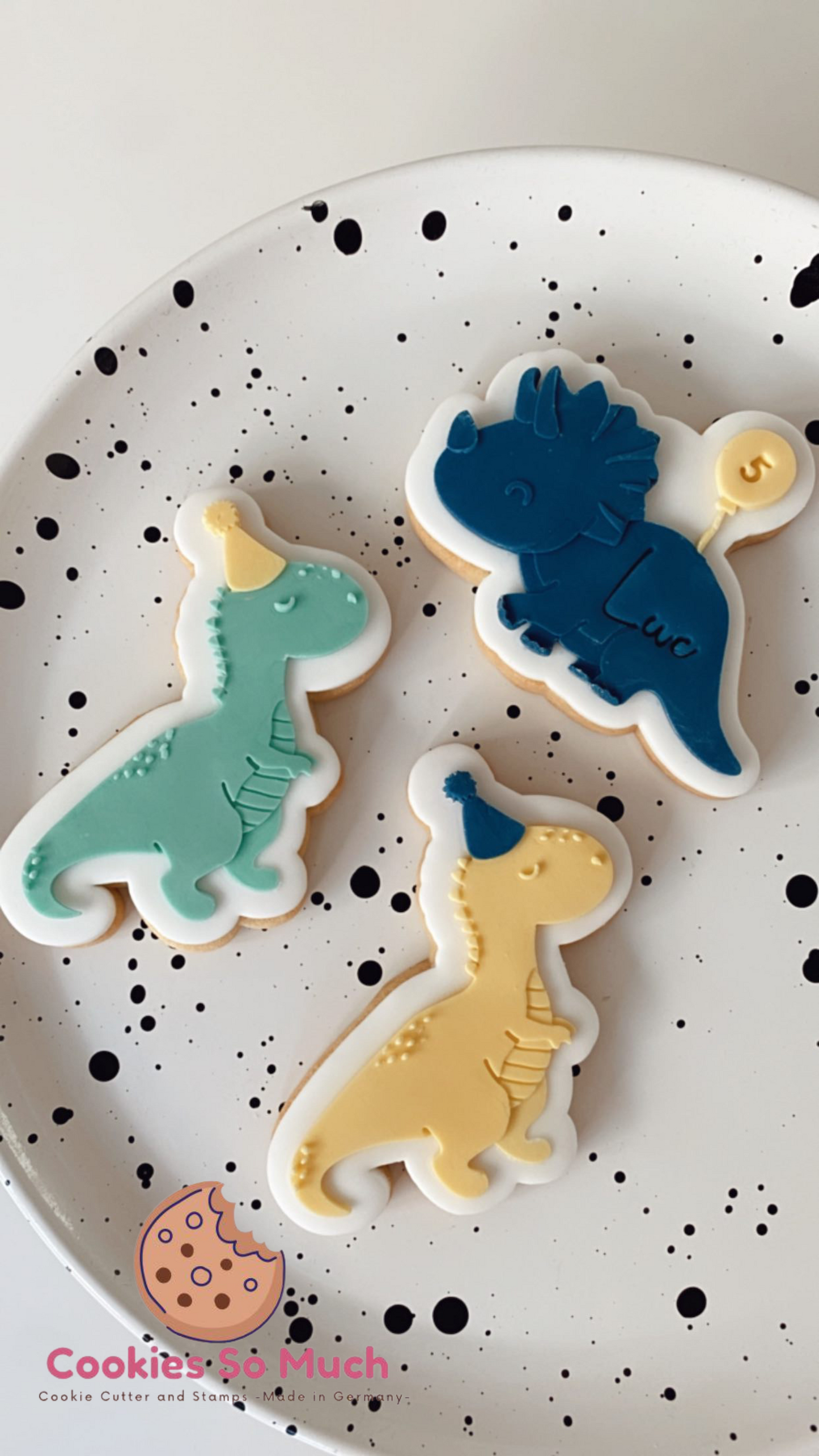 Party Dino Model 2 debosser und ausstecher