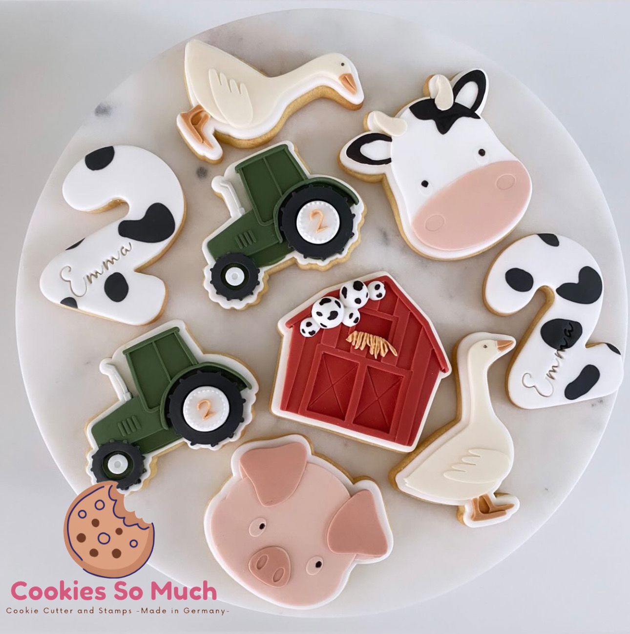 Schwein kopf debosser und ausstecher