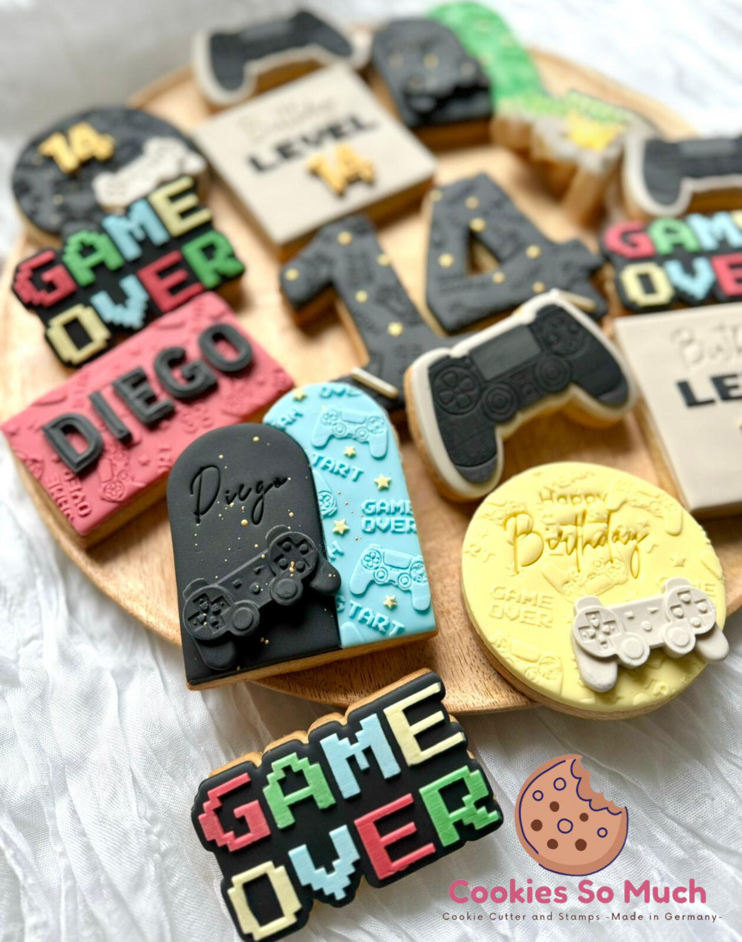 Gaming Muster acryl debosser