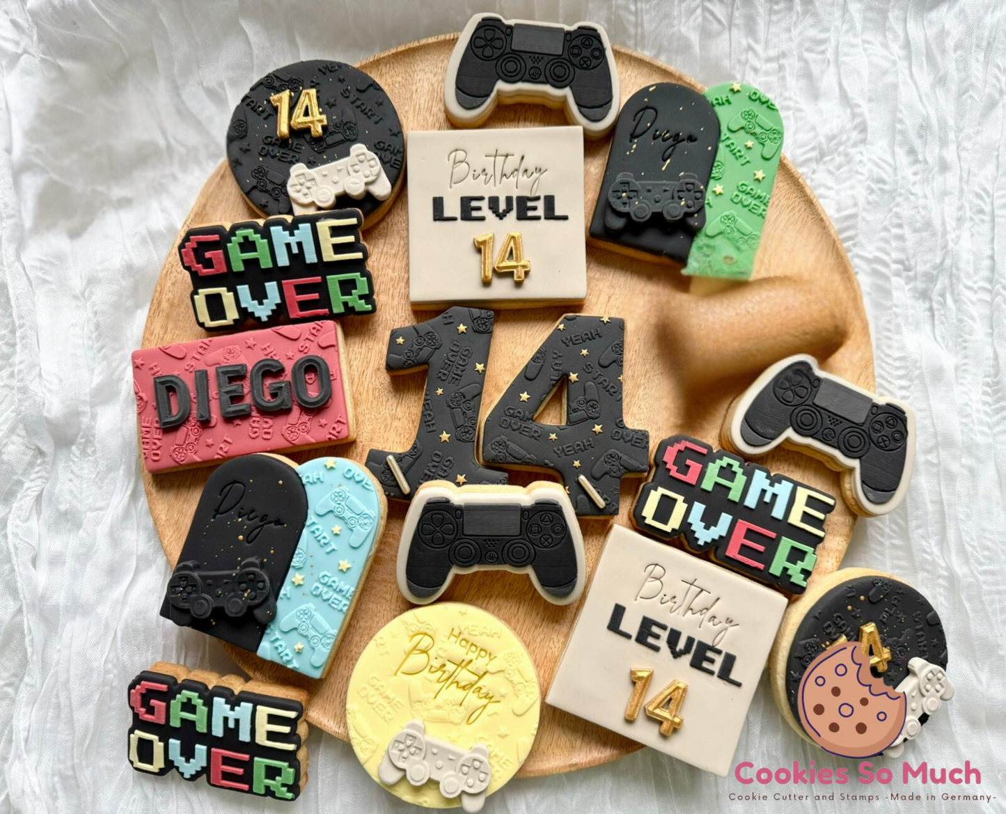 Gaming Muster acryl debosser