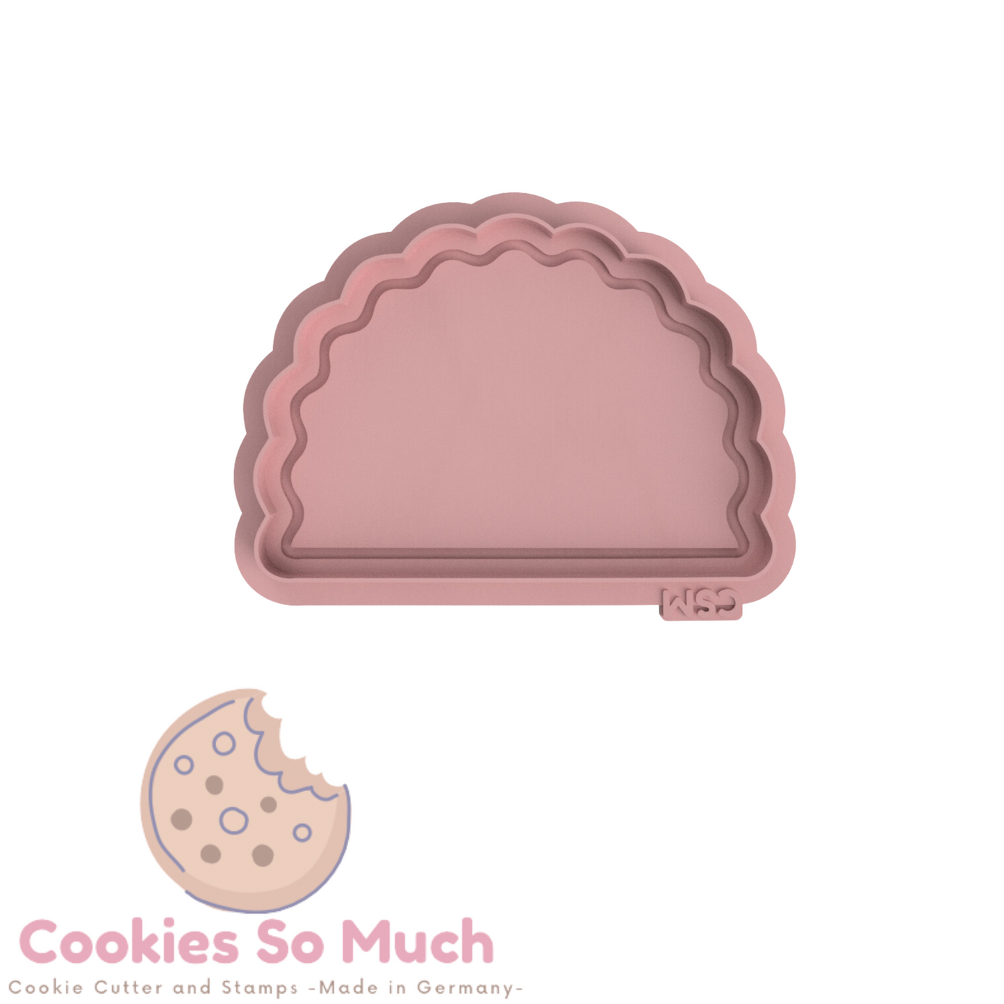 gewellter halbkreis board debosser und ausstecher