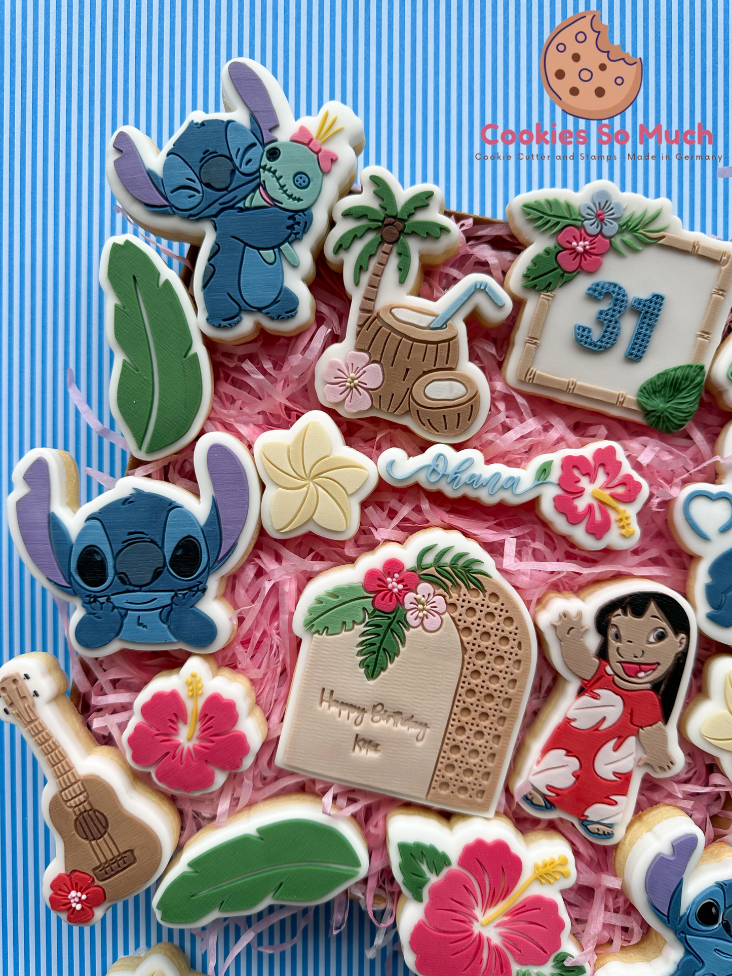 Bambus Rahmen mit Blumen acryl Debosser + Ausstecher