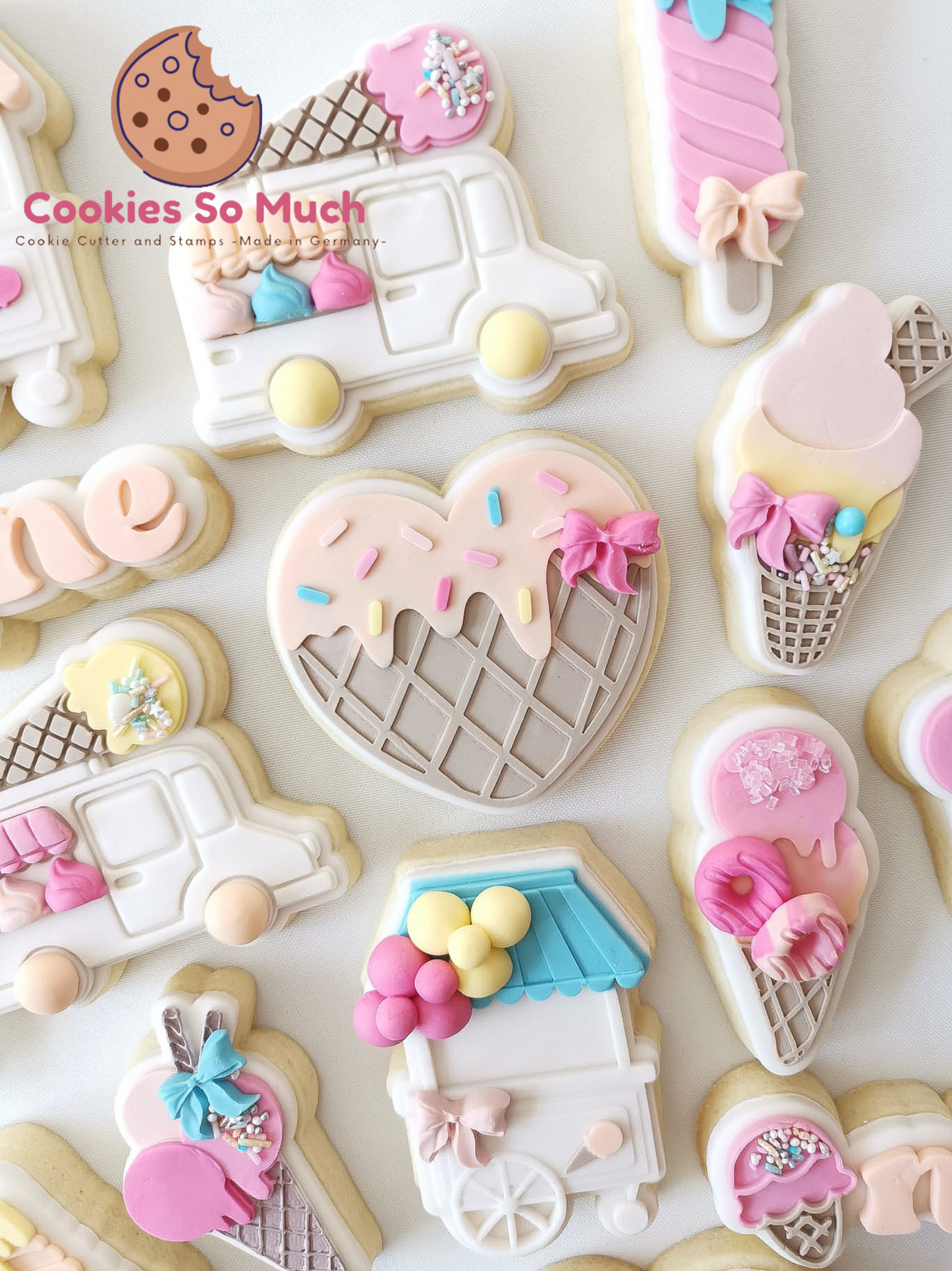 Eiscreme Model 2 debosser und ausstecher