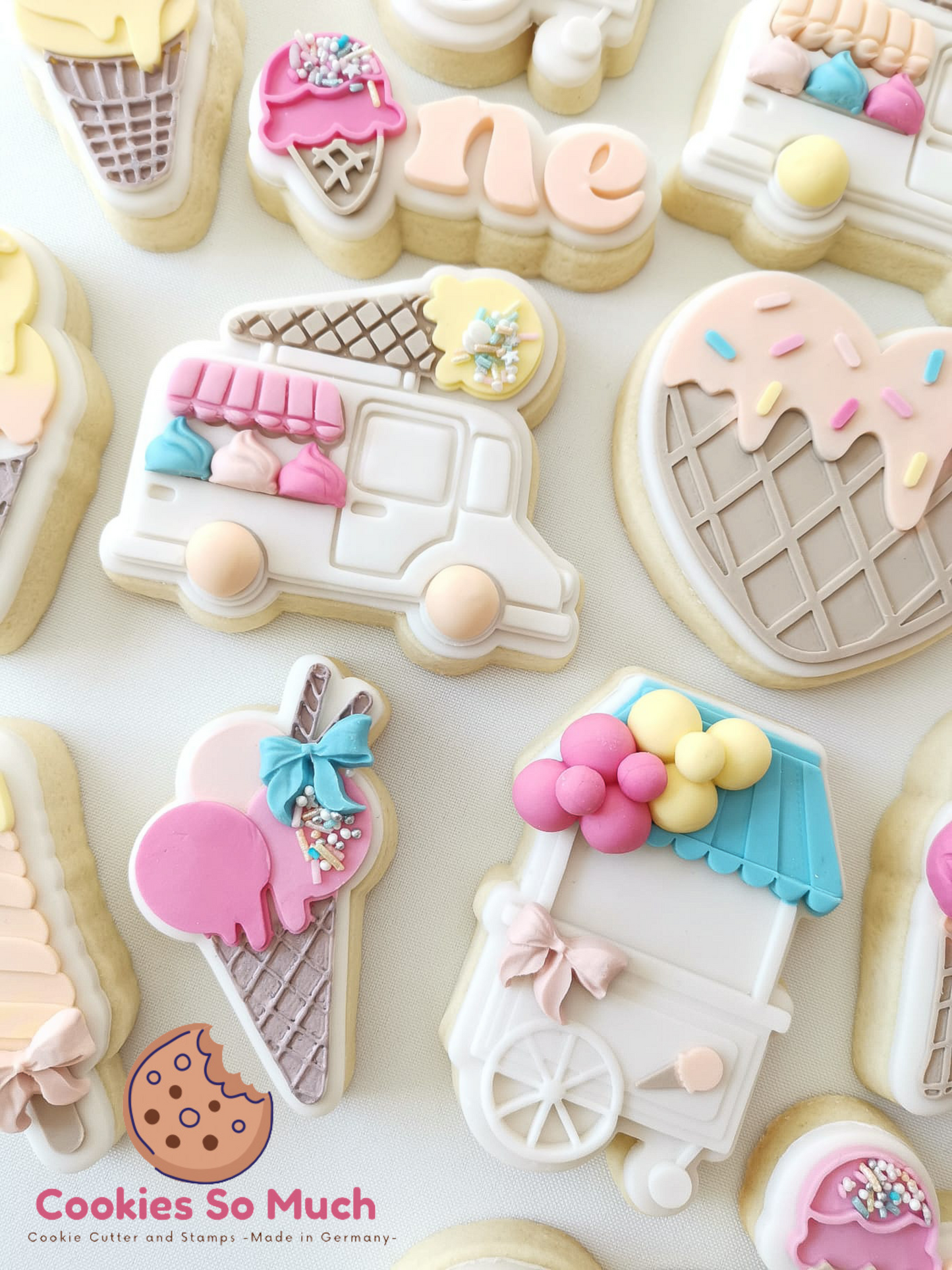 Eiscremewagon debosser und ausstecher