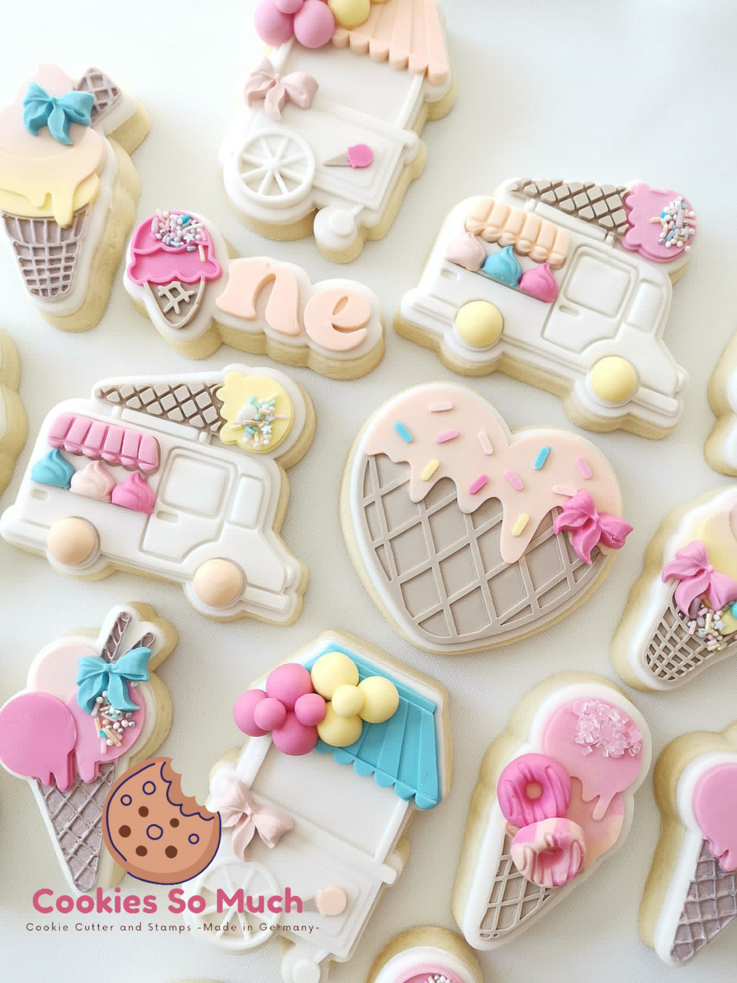 Eiscreme Model 5 debosser und ausstecher