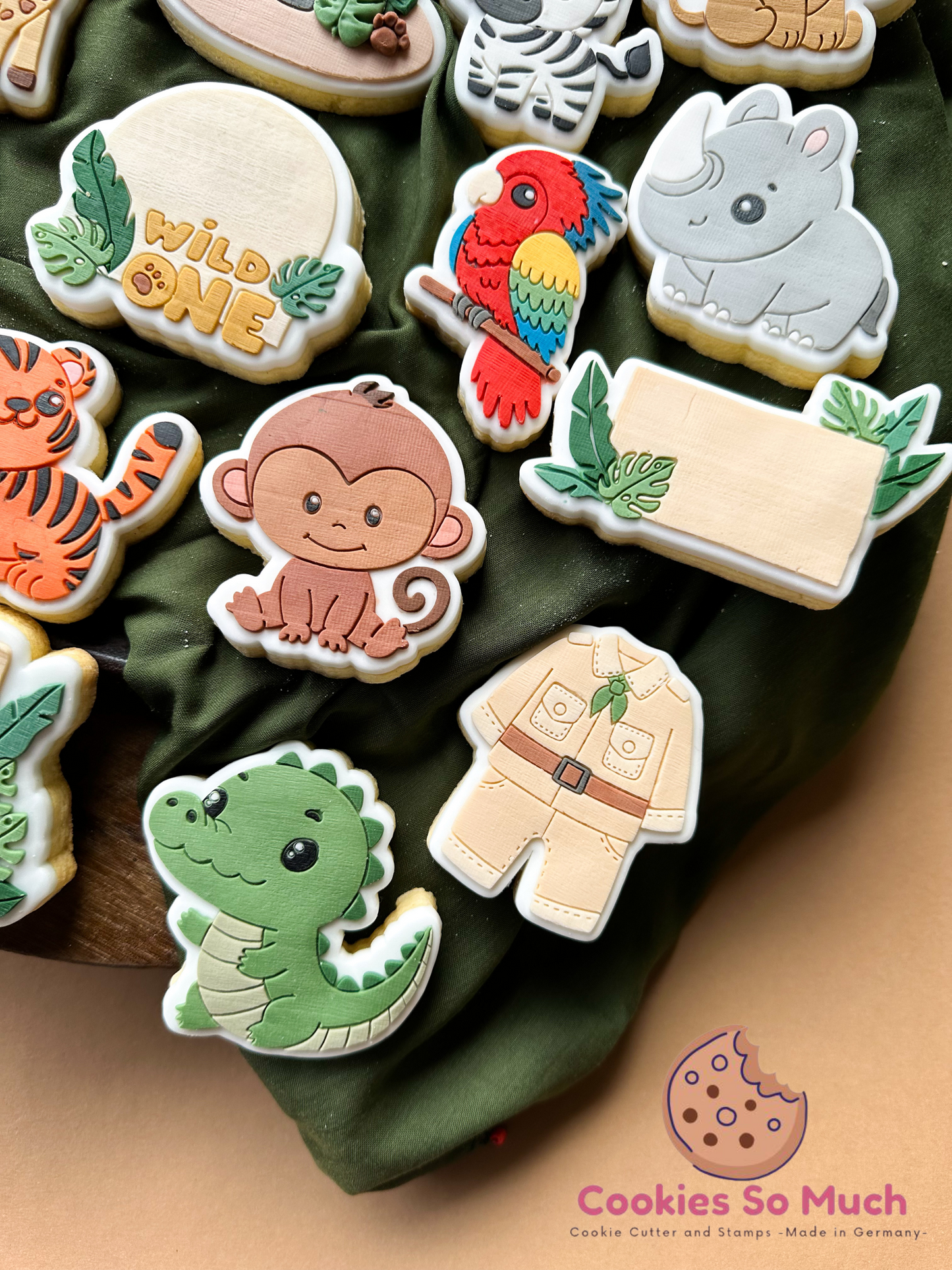 Elefant acryl debosser + ausstecher