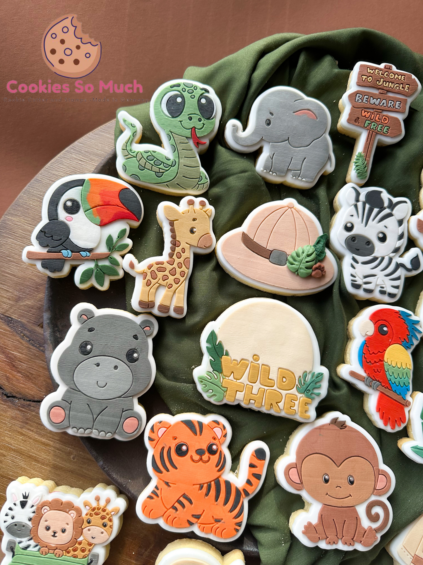 Elefant acryl debosser + ausstecher