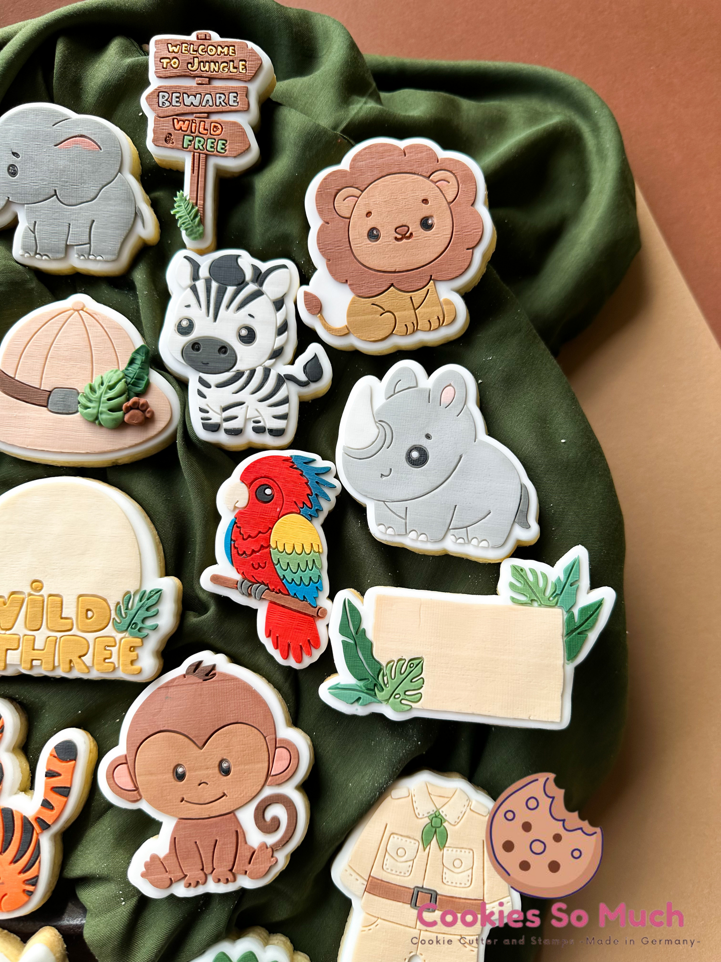 Elefant acryl debosser + ausstecher