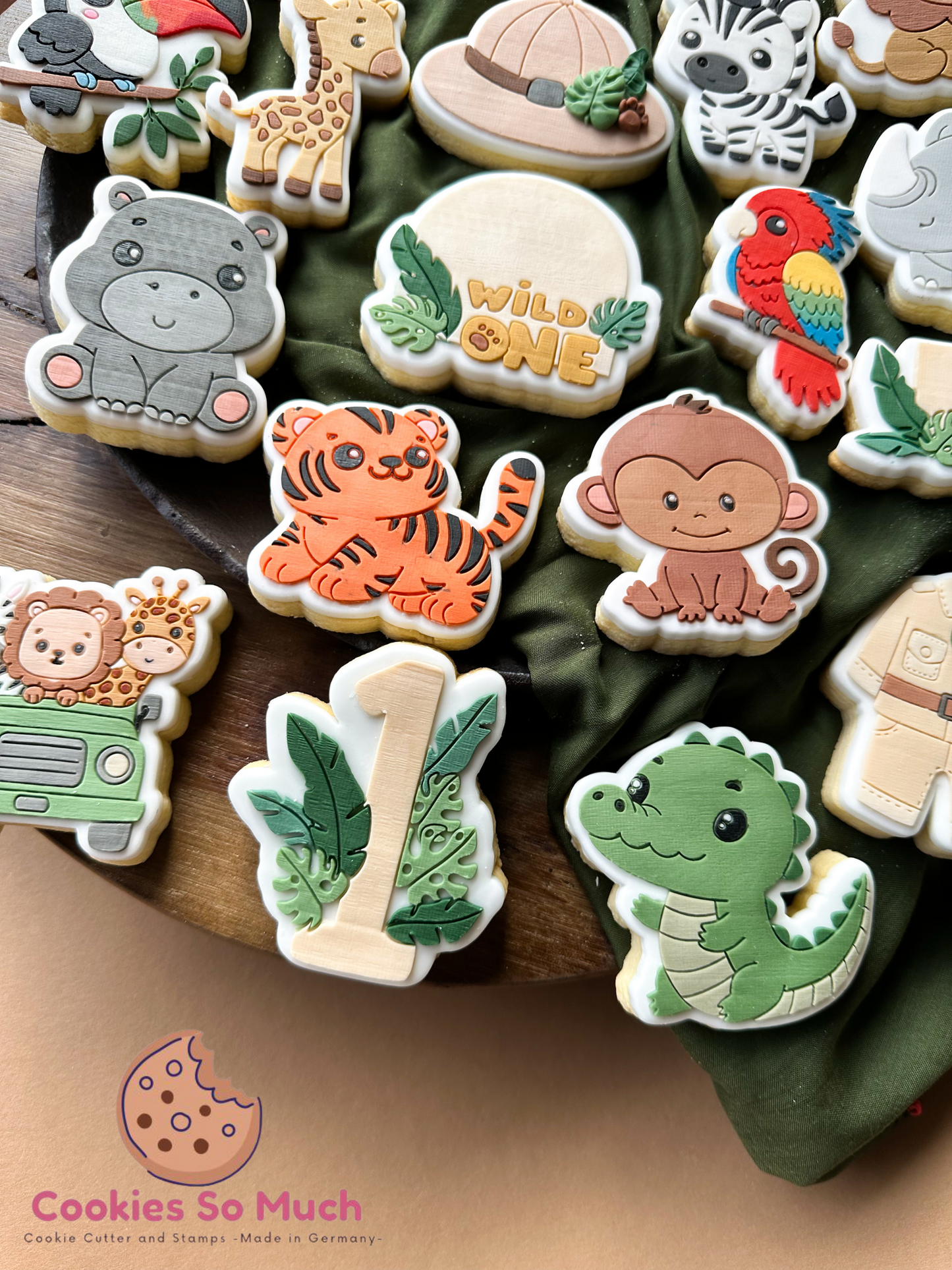 Elefant acryl debosser + ausstecher