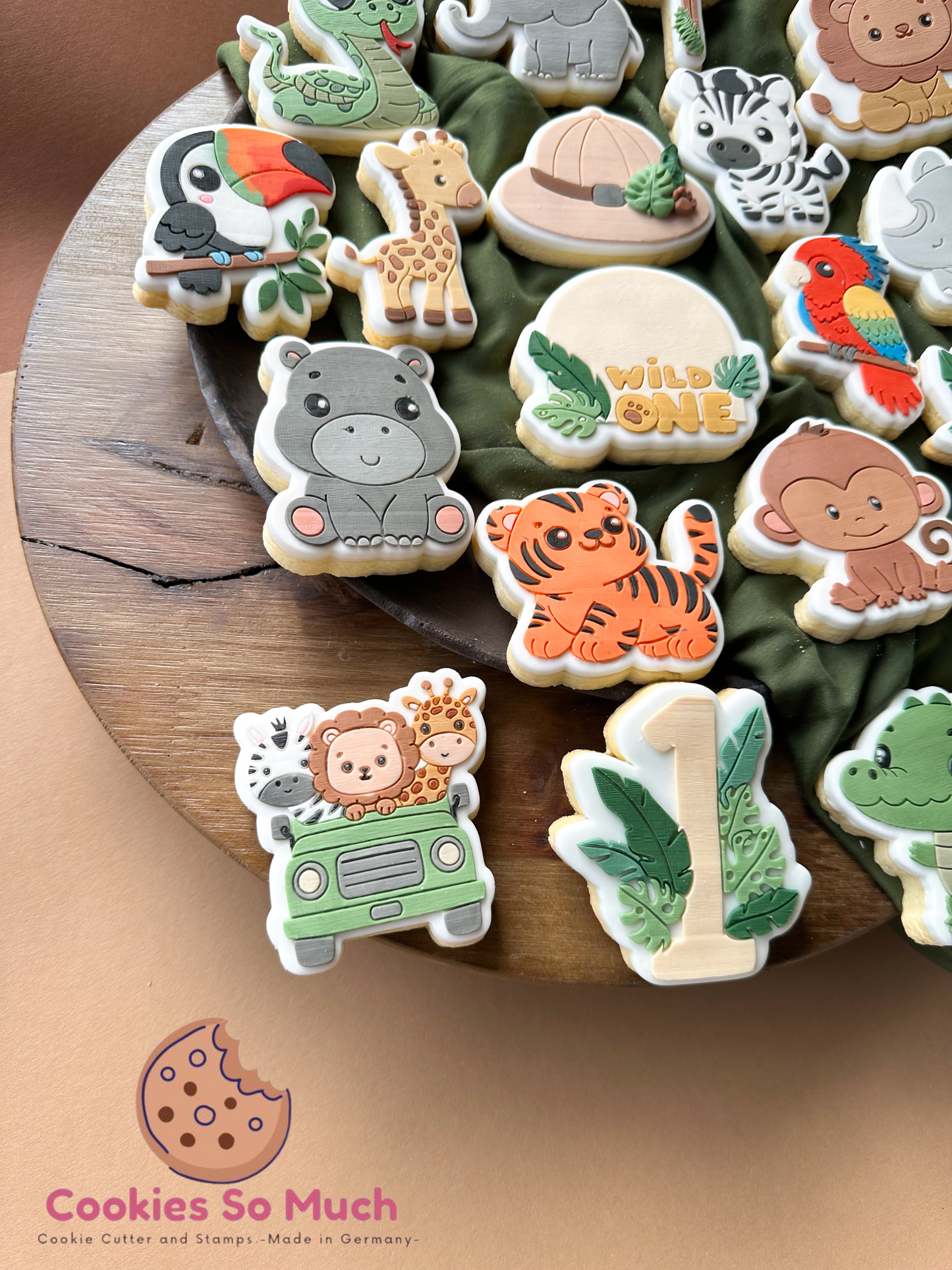 Elefant acryl debosser + ausstecher