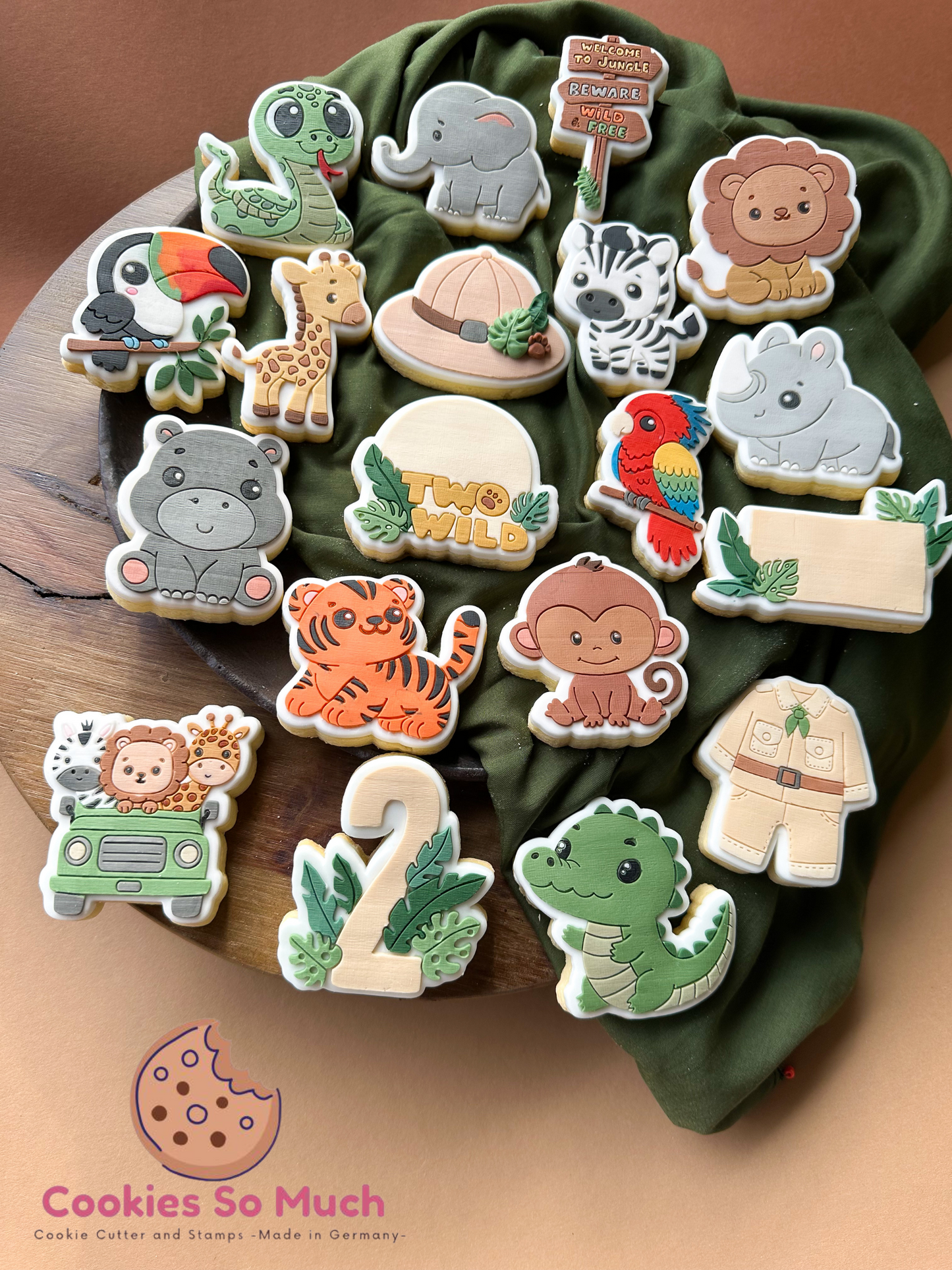 Elefant acryl debosser + ausstecher